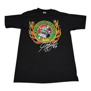 Vintage 90s FOTL Retired to Ride Harry Grant Daytona Bike Week Shirt Men's Large